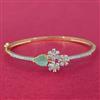 Cz Delicate Kada With 2 Tone Plating