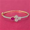 Cz Delicate Kada With 2 Tone Plating