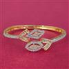 Cz Classic Kada With 2 Tone Rhodium Plating
