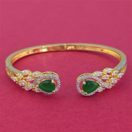 Cz Classic Kada With 2 Tone Plating