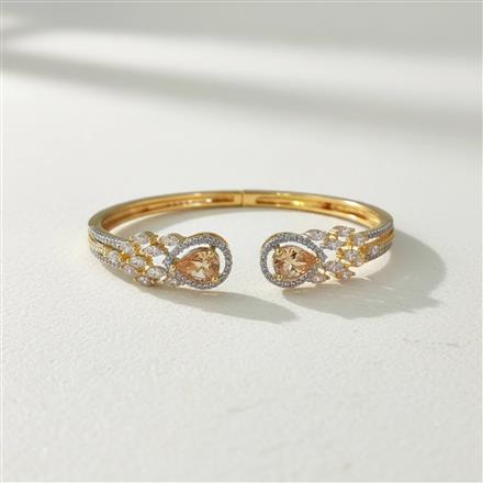 Cz Classic Kada With 2 Tone Plating