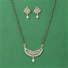 Cubic Zirconia Classic Mangalsutra With 2 Tone Plating