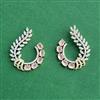 Cz Classic Earring With 2 Tone Plating