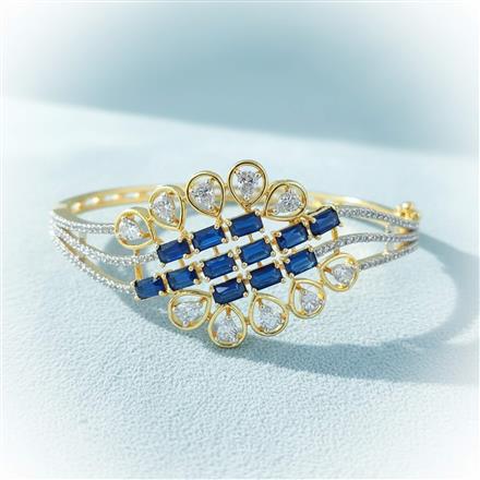 Cz Openable Kada With 2 Tone Plating