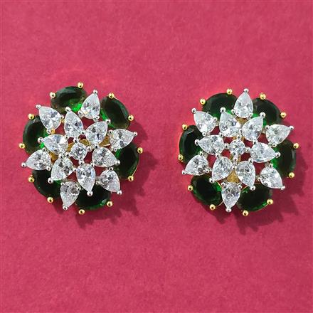 Cubic Zirconia Tops With 2 Tone Plating