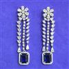 Cubic Zirconia Classic Earring With Rhodium Plating