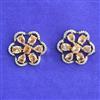 Cubic Zirconia Tops With 2 Tone Plating