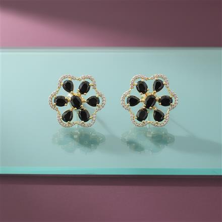 Cubic Zirconia Tops With 2 Tone Plating