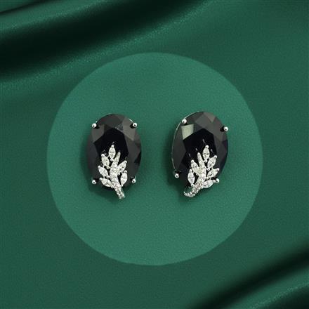 Cubic Zirconia Tops With Rhodium Plating