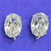 Cubic Zirconia Tops With Rhodium Plating