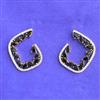 Cubic Zirconia Classic Earring With 2 Tone Plating