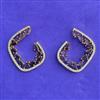 Cubic Zirconia Classic Earring With 2 Tone Plating