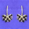 Cubic Zirconia Classic Earring With 2 Tone Plating