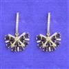Cubic Zirconia Classic Earring With 2 Tone Plating