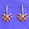 Cubic Zirconia Classic Earring With 2 Tone Plating