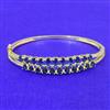Cubic Zirconia Openable Kada With Gold Plating