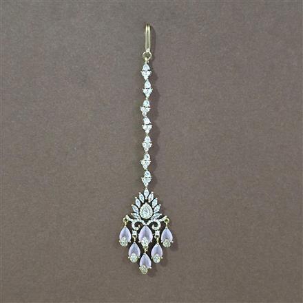 Cz Classic Tikka With Mehndi Plating