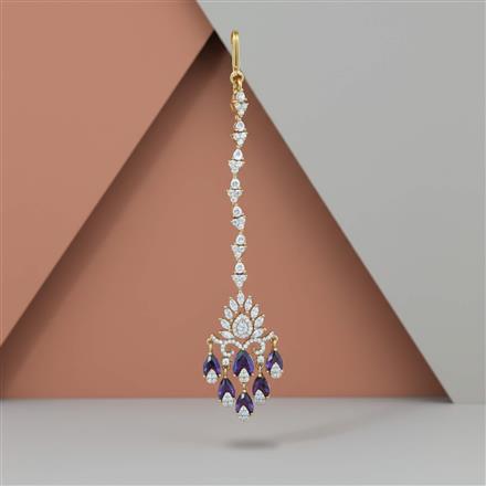 Cz Classic Tikka With Mehndi Plating