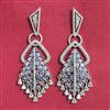 Cubic Zirconia Classic Earring With Rhodium Plating