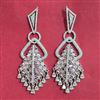 Cubic Zirconia Classic Earring With Rhodium Plating