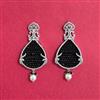 Cubic Zirconia Classic Earring With Rhodium Plating