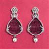 Cubic Zirconia Classic Earring With Rhodium Plating