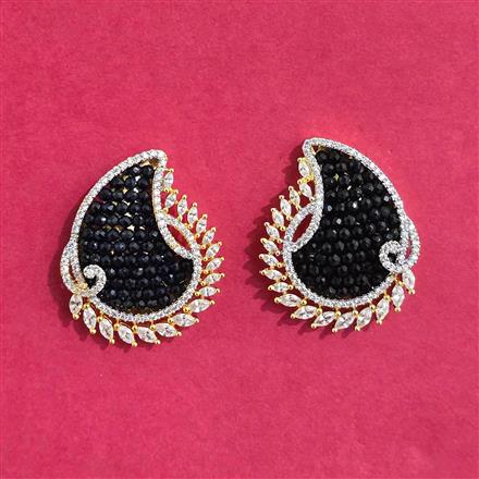 Cubic Zirconia Tops With 2 Tone Plating