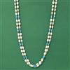 Cubic Zirconia Mala Necklace With Gold Plating