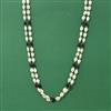 Cubic Zirconia Mala Necklace With Gold Plating
