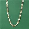 Cubic Zirconia Mala Necklace With Gold Plating