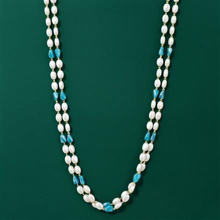 Cubic Zirconia Mala Necklace With Gold Plating