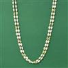 Cubic Zirconia Mala Necklace With Gold Plating