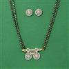 Cubic Zirconia Classic Mangalsutra With 2 Tone Plating