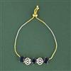 Cz Adjustable Bracelet With 2 Tone Plating
