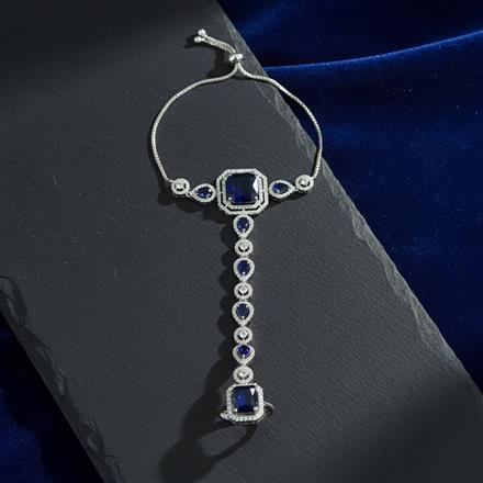 Cubic Zirconia Classic Hath Pan With Rhodium Plating