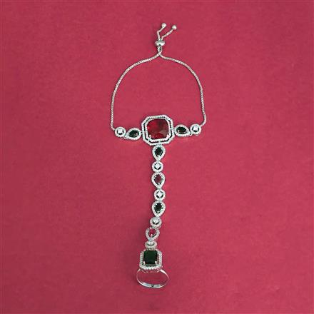 Cubic Zirconia Classic Hath Pan With Rhodium Plating