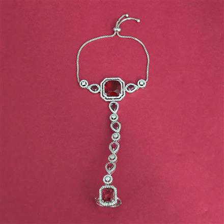 Cubic Zirconia Classic Hath Pan With Rhodium Plating