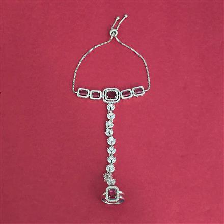 Cubic Zirconia Classic Hath Pan With Rhodium Plating