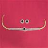 Cubic Zirconia Choker Necklace Set With 2 Tone Plating