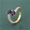 Cz Classic Ring With 2 Tone Plating