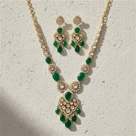 Cubic Zirconia Classic Necklace With 2 Tone Plating