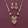 Cubic Zirconia Classic Necklace With 2 Tone Plating