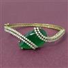 Cubic Zirconia Classic Kada With Mehndi Plating