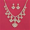 Cubic Zirconia Classic Necklace With 2 Tone Plating