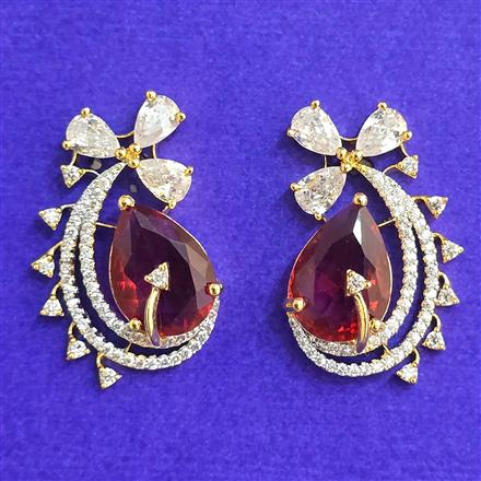 Cubic Zirconia Tops With 2 Tone Plating