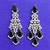 Cubic Zirconia Classic Earring With Rhodium Plating