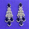 Cubic Zirconia Classic Earring With Rhodium Plating