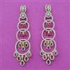 Cubic Zirconia Classic Earring With 2 Tone Plating