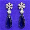 Cubic Zirconia Classic Earring With Black Rose Plating