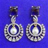 Cubic Zirconia Classic Earring With 2 Tone Plating